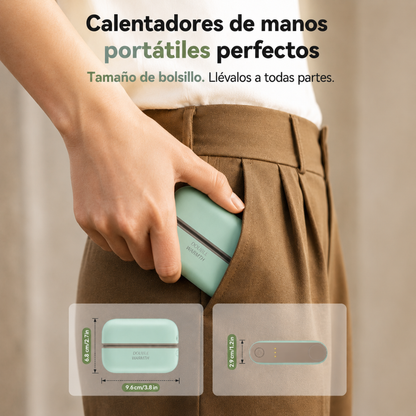 Double Warm Calentador de Manos 2 en 1